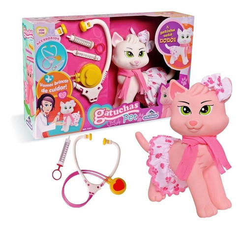 Gatinha Gatucha Pet Veterinária Com Acessórios - Adijomar 0