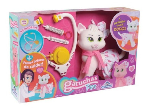 Gatinha Gatucha Pet Veterinária Com Acessórios - Adijomar 1
