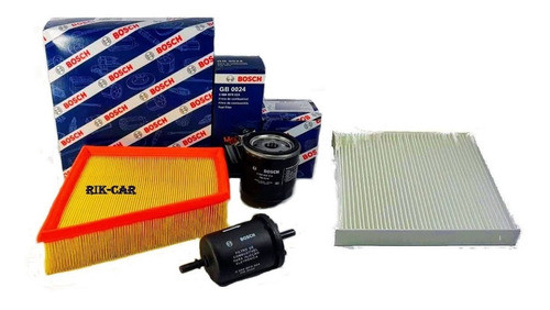 Kit Filtros Bosch + Habitaculo Vw Saveiro Trend 1.6 8v 0