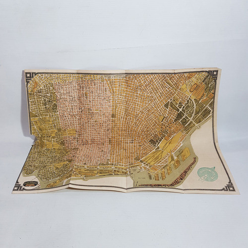 Antiguo Mapa Plano Publicitario Buenos Aires 1935 Mag 62865 0