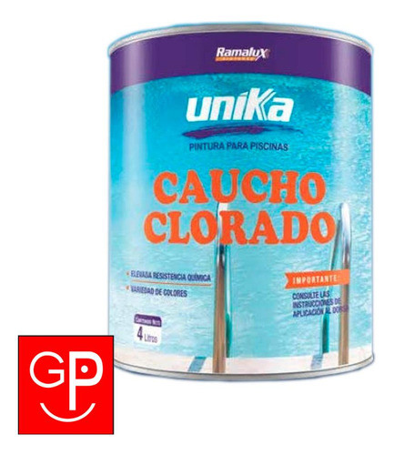 Pintura Para Piscina Caucho Clorado Verde 20 Litros G P 1