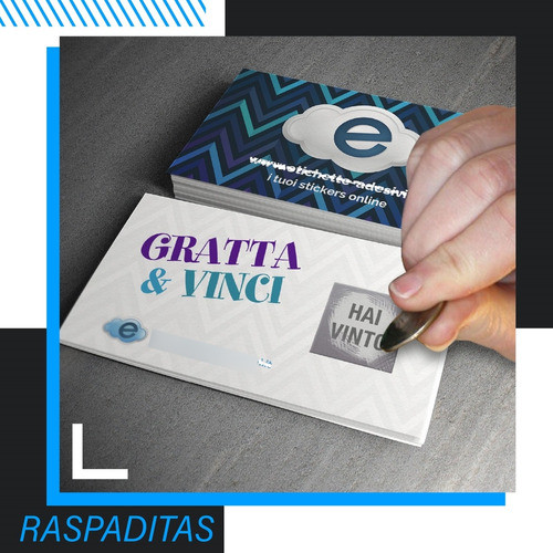 Tarjeta Raspadita Personalizada Premio Sorteo Madrina Promo 1