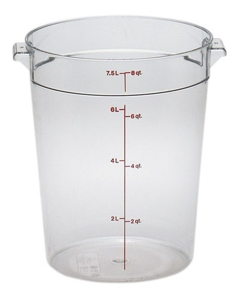 Recipiente Redondo Policarbonato 7,6 L Cambro 0 Recipiente Redondo Policarbonato 7,6 L Cambro 0