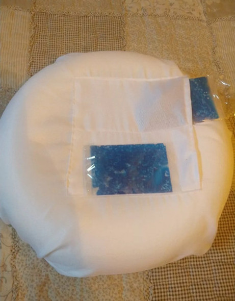 Almohadon Redondo Visco Escaras Focalizadas Espalda Cola Mb 1