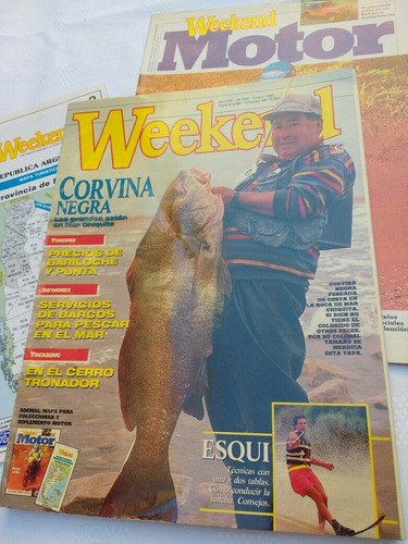 Revista Weekend N° 244 Enero 1993 Con Suplemento Y Mapa 0