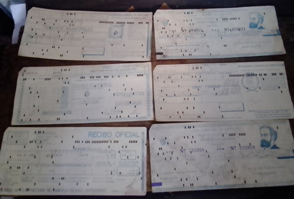Antiguos Recibos De Ose Imm Educación Primaria Etc Años 70's 0