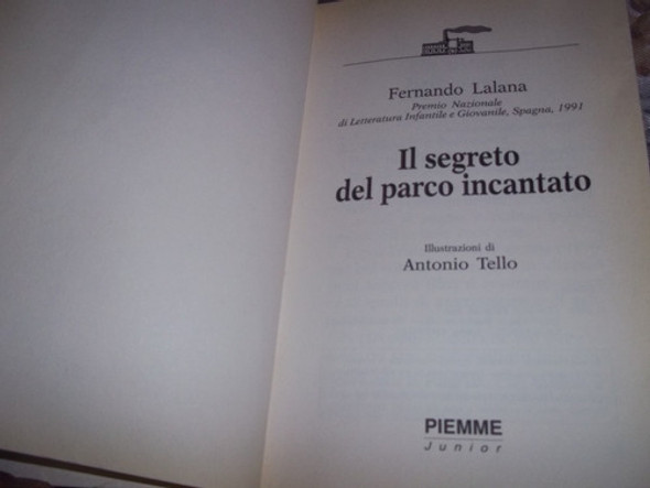 Il Segreto Del Parco Incantato - Fernando Lalana En Italiano 1