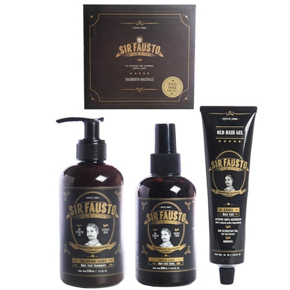 Kit Caida Magistral Sir Fausto Shampoo + Tonico + Gel Barber 0 Kit Caida Magistral Sir Fausto Shampoo + Tonico + Gel Barber 0