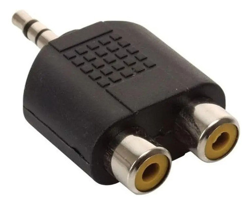 Ficha Au7 2 Hembra Rca A Macho Miniplug 3,5 St Adaptador 0