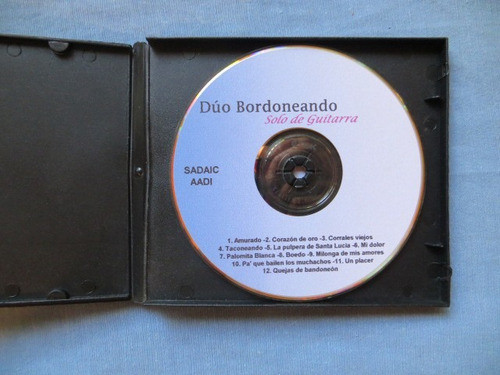 Duo Bordoneando Solo De Guitarra Cd 1