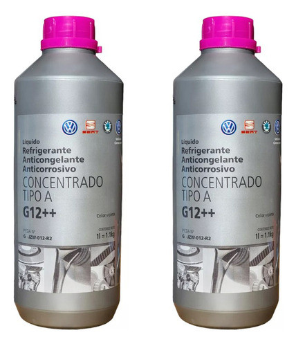 Liquido Refrigerante G12 Original Vw 2 Litros 0