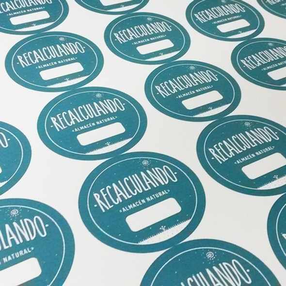 Etiquetas Adhesivas Troqueladas Vinilicas Stickers Logo 1