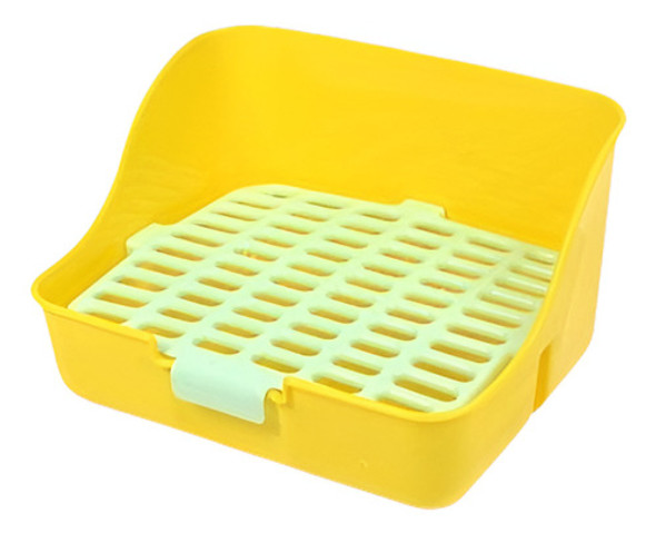 29cm Largo Rectángulo Plástico Verde Claro Amarillo Malla Di 0