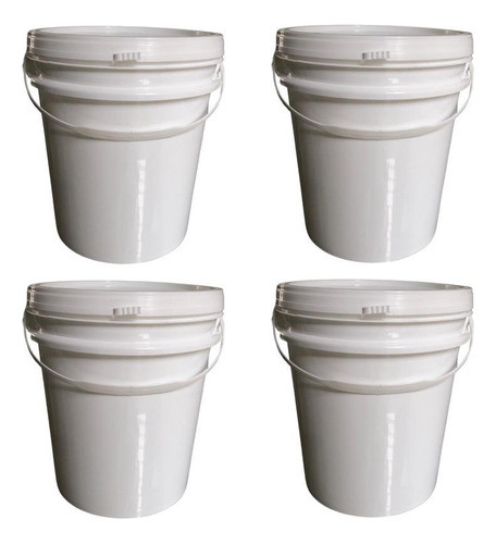 Balde Para Venda De Oleo De 5l 4 Pçs 0