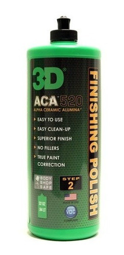 3d Aca 520 Finishing Polish  Compuesto De Pulido Abrillanta 0