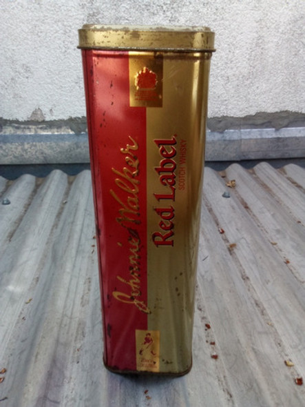 Lata Vacia Johnnie Walker Whisky Red Label 9,4x9,4x30,4 Alto 1