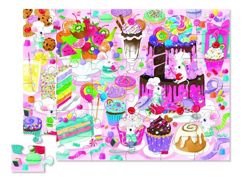 Puzzle Fiesta Dulces 36 Pzas Rompecabezas Crocodile Edu 1