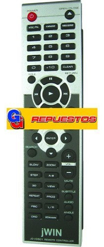 Control Remoto Dvd Jwin  (2763) 0