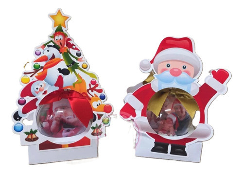 Caja Imprimible Soporte Esferas Bolas Navideñas 0