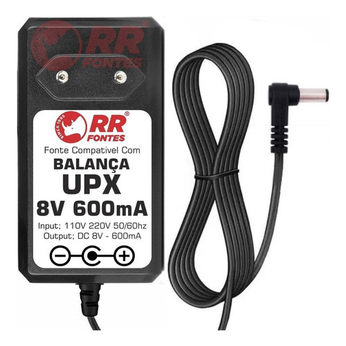 Fonte Dc 8v Pra Balança Upx C6 Mt 1
