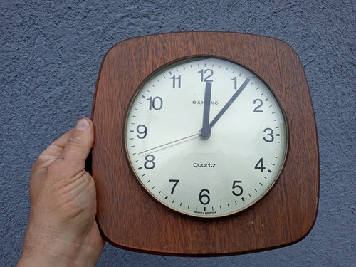 Reloj De Pared Retro Vintage Junghans Quartz Ind Arg Años 80 0