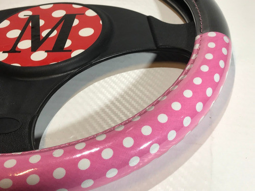 Cubre Volante Auto Universal Rosa Femenino Dama D102 1