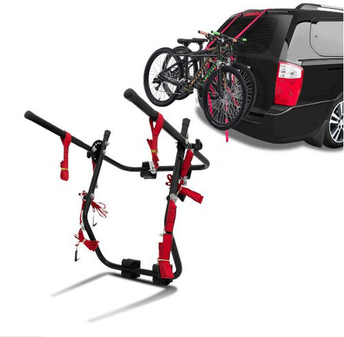 Porta Bicicletas De Valija Eqmax Acero 2 Bicicletas Negro 0