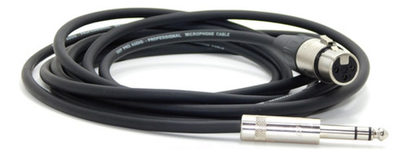 Cable Canon Xlr Hembra A Trs Profesional Neutrik Rean 3mts 0