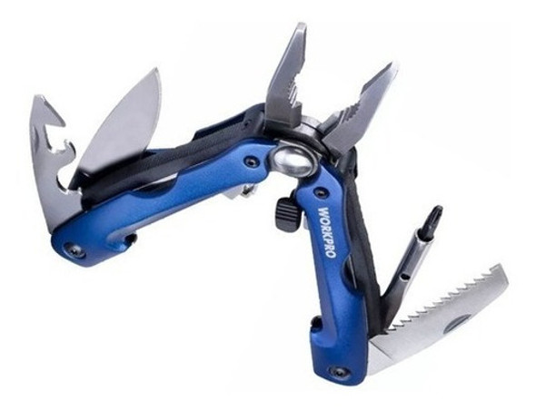 Pinza Multifunción Plegable  10 En 1 Workpro W014005 1