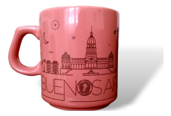 Hermosas Tazas De Losa Motivos Buenos Aires Varios Colores! 0