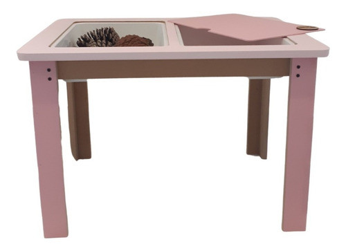 Mesa Sensorial + 1 Silla Montessori + 2 Pinzas Motricidad 1
