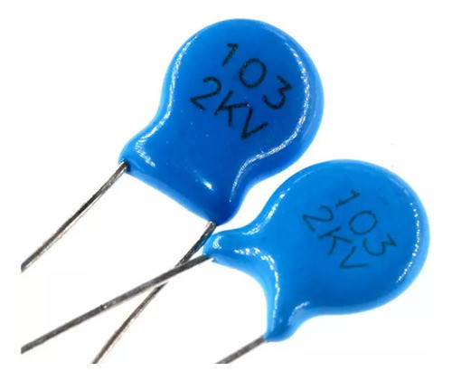 Capacitor 0.01 Uf 10 Nf 103 2kv 2000v Pack 10 Unidades 0