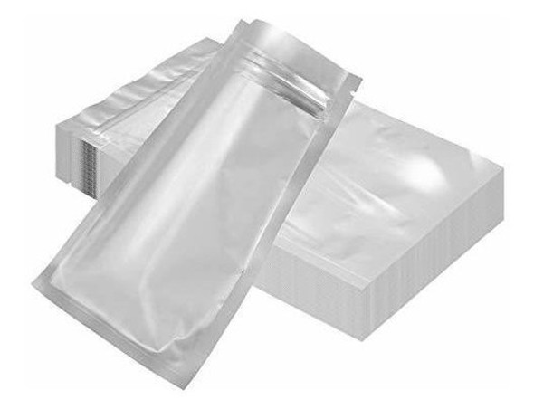 Paquete De 100 Bolsas Con Cierre De Cremallera Plata 0 Paquete De 100 Bolsas Con Cierre De Cremallera Plata 0