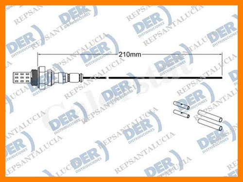 Sonda Lambda Universal 1 Cable Mlh 1