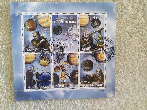 Série Selos (guiné Bissau) - Galileo Galilei (astronomia) 0