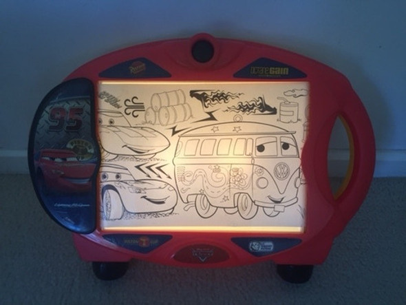 Cars, Para Calcar! Con Luz! Original Disney Store 0