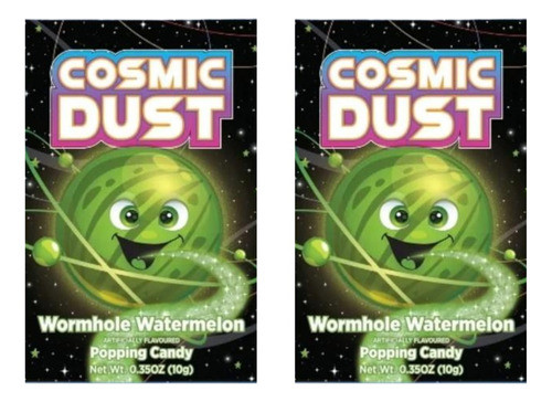 2 Bala Explosiva Cosmic Dust Popping Candy  Watermelon 0