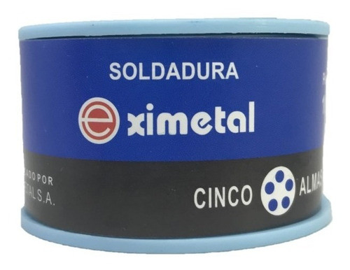 Estaño 60/40 100grs 1mm Eximetal Carrete 100 Grs. 1