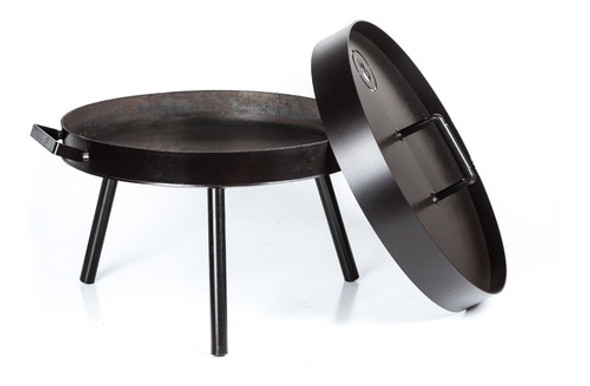 Disco Concavo Con Tapa Y Patas Para Asador 0 Disco Concavo Con Tapa Y Patas Para Asador 0