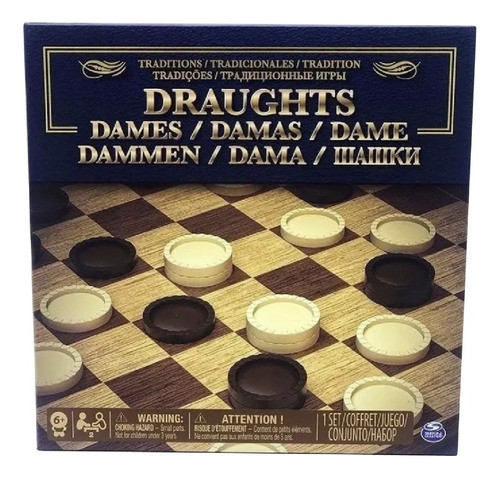 Juego Damas En Caja 98375d Original Spin Master Playking 0