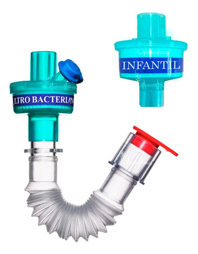 Kit 10un Filtro Hme Bacteriano Estéril C/traqueia Neo-natal 0