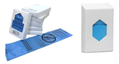 Kit 1 Suportes P/saquinho Descarte De Absorvente + 150 Sacos 0