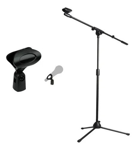 2 Suporte P/microfone Pedestal Mxt Girafa C/cachimbo Pm200 1