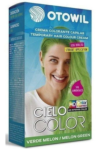 Tinta Fantasia Otowil Cielo Color 47 Gr Verde Melon 1