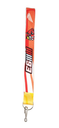 Llavero Corto 15cm Para Moto Honda Naranja Rojo Um 1