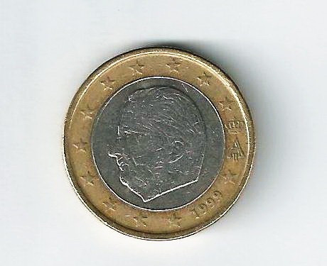 Fk Belgica 1 Euro 1999 Antes De Emision Euro Oficial 2002. 0