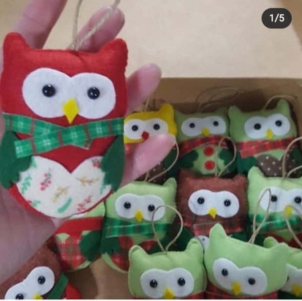 18 Colgantes Navidad En Fieltro 1 18 Colgantes Navidad En Fieltro 1