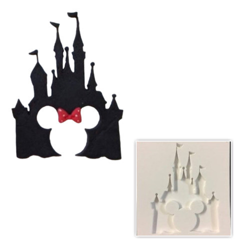 Molde De Silicone Castelo Para Decorar 1