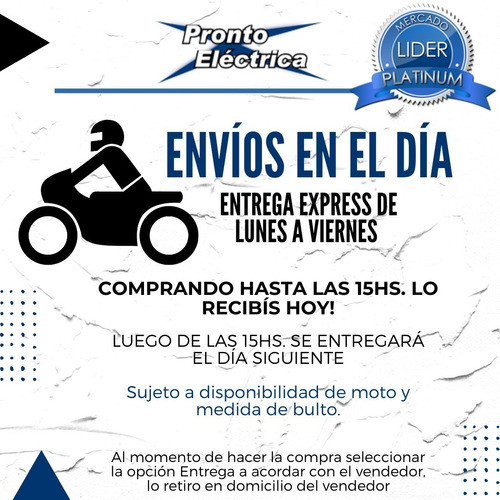 Timbre Pulsador Exterior Armado Ciocca  Pronto Electrica 1