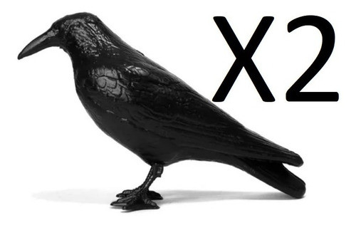 Ahuyenta Espanta Palomas Raven X 2 Unidades El Cuervo Negro 0